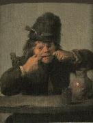 Adriaen Brouwer Youth Making a Face oil painting on canvas
